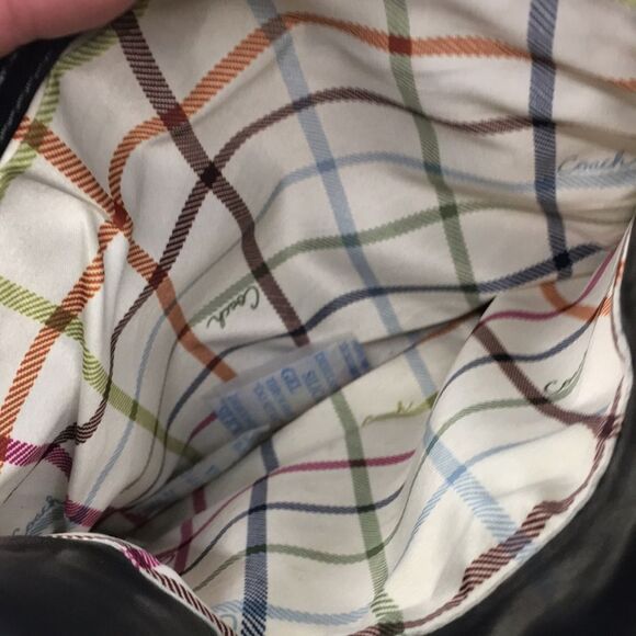 Coach Bleecker Black burnished leather Shoulder Handbag Style 11428 - Picture 16 of 16